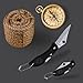 Keychain Knife - Surgical Stainless Steel Half-Serrated 1 7/8