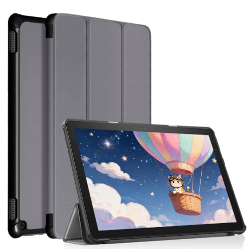 Coque rigide pour tablette LG10 grise pour éviter les rayures et économiser la batterie