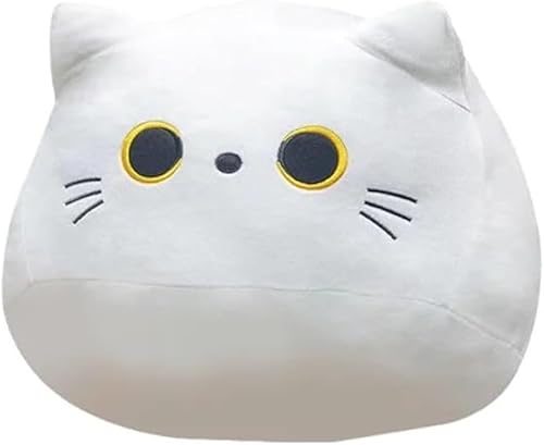 Miniatura 8 de Mochi - Peluche de gato suave de 12 pulgadas, cojín Kawaii de peluche para decoración del hogar, cumpleaños, día de San Valentín, accesorios (negro)