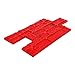 Decorative Concrete Texture Mats Concrete Stamping Mold 22.2 * 12inch PU Stone Texture with Handles for Driveways Patios Sidewalks Interior Floors