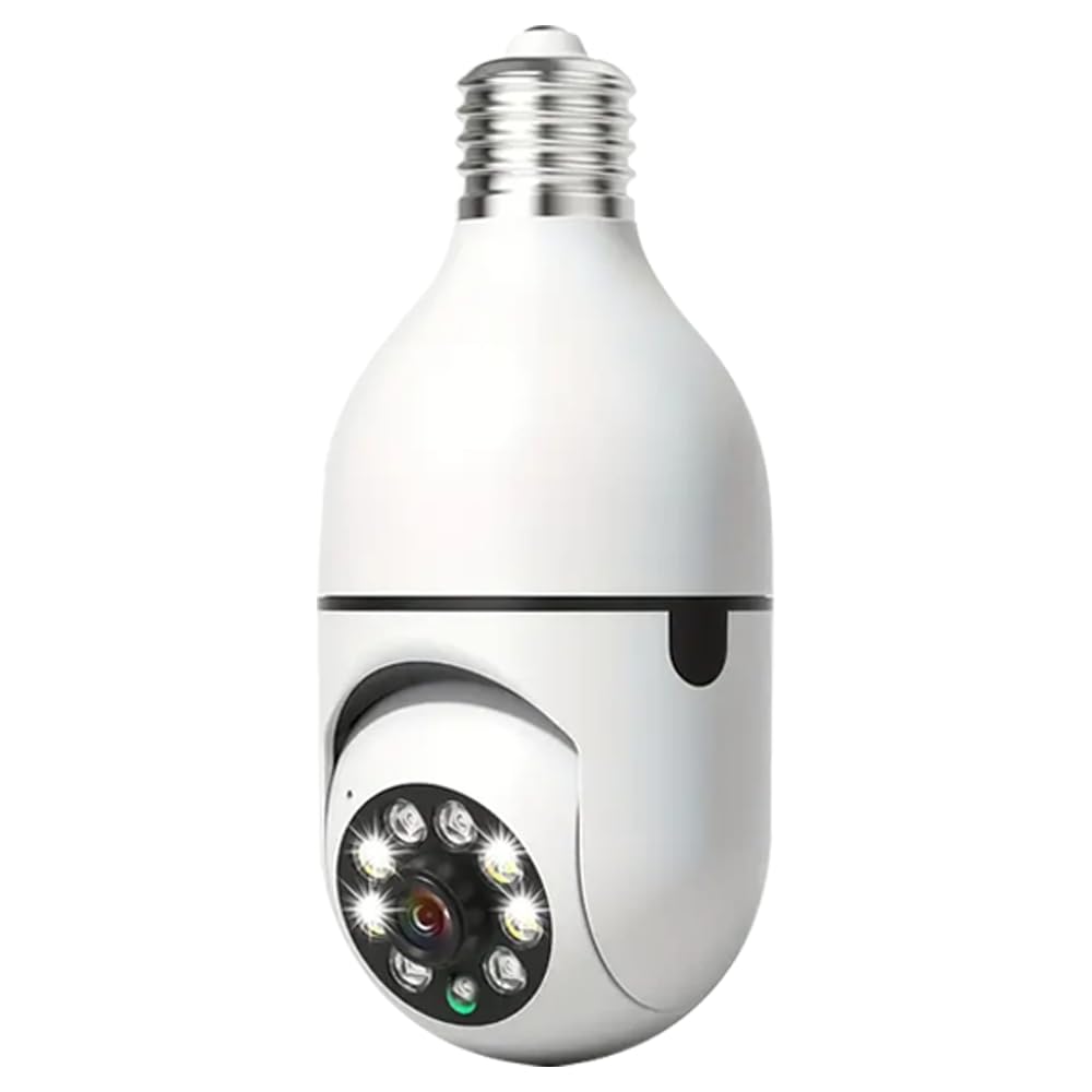 pebogry 1080P E27 light bulb WiFi camera,wifi 2.4G Hz band bulb camera, WiFi camera Light Bulb Camera, Home Secuirty Socket Camera,360 Degree Panoramic Camera