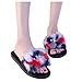 Hausschuhe Damen Schlappen mit Fell Pelz Sandalen Dasongff Weiche Kunstfell Pantoffel-Flipflops Pantoletten Flaumiger Slipper Fuzzy Slippers Frauen Offener Zeh Fellhausschuhe Rutschfest Indoor Outdoor