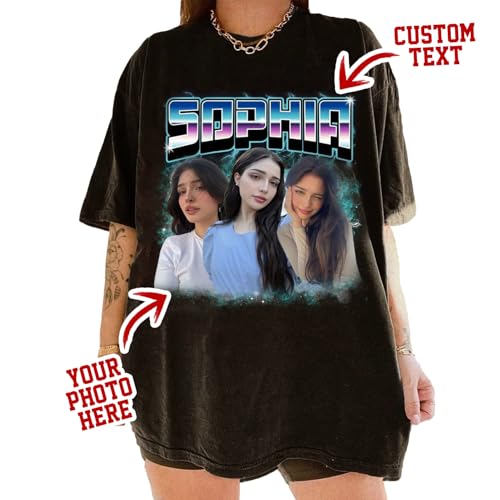 Custom Your Own Bootleg Shirt, Custom Photo - Vintage Graphic 90s Tshirt, Insert Your Design, Photo Shirt, Personalized Your Own Bootleg Idea Here, Shirt with Picture Gifts for Boyfriend Girlfriend 04
