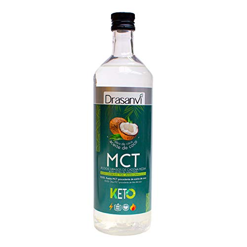 Drasanvi Keto | Aceite Mct C8 + C10 Puro Coco | Formato 1000Ml