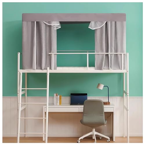 Cubierta para litera y tienda de campaña para litera con dosel superior para cama doble de 4 postes