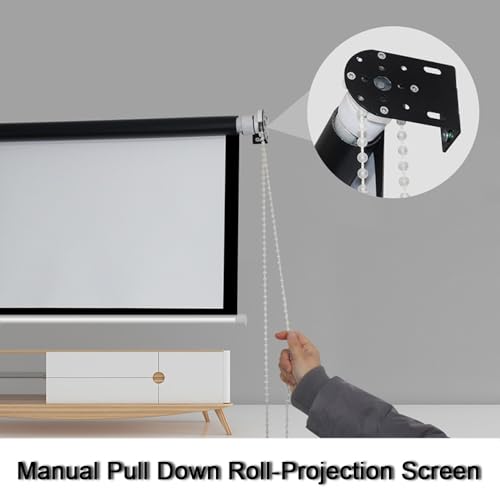 Pantalla Manual de Proyector 72" 16:9 miniatura 3