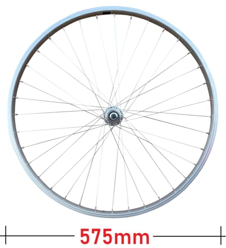 Baldy's Screw On Freewheel 26" Silver Alloy Rear Mountain Bike Sealed Bearing Wheel