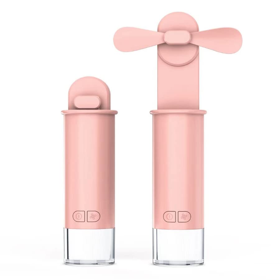 AVWOOPortable Hanheld Fan Personal Fan with Rechargeable Battery, 2 Speeds Adjustable, No Hair Twisting, Perfect for Sports, Travel, and Outdoor