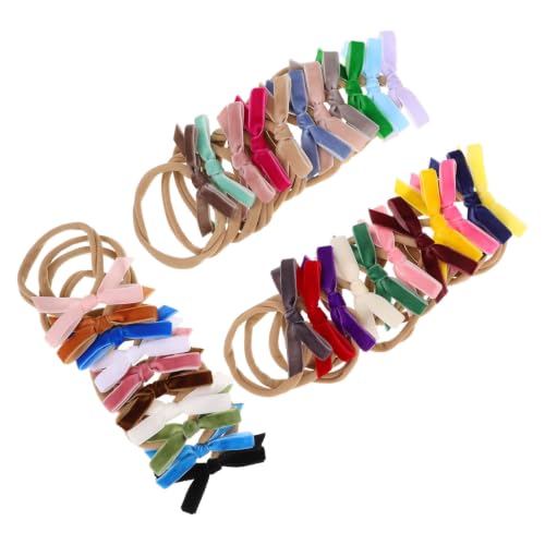 Diademas para bebés que no aprietan ni dejan marcas con lazo de cinta esponjosa y diseño elástico