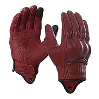 Guanti Moto In Pelle Harssidanzar Uomo - Touchscreen, Invernali, Pelle Di Capra - Foto 5