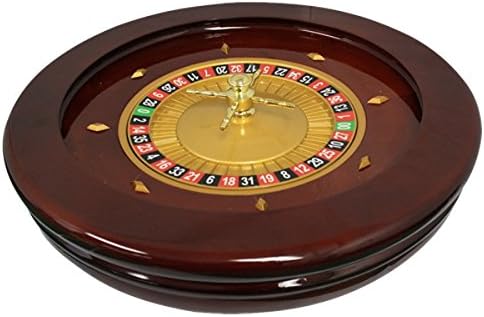 MRC POKER 20" Solid Wood High Glossy Roulette Wheel for Roulette Tables