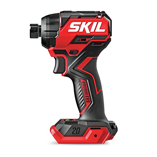 Image of SKIL PWR CORE 20 Brushless 20V 1/4" Hex Compact Impact Driver Tool Only- ID6739B-00
