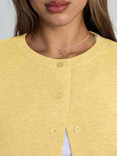 Image of Trendy Queen Cropped Cardigan Sweaters for Women Lightweight Y2k Fall Outfits Spring Fashion Clothes 2026