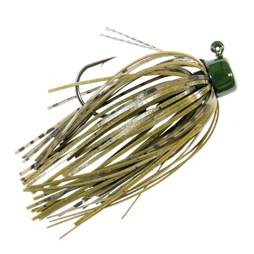 Z-MAN Shroom Z Micro Finesse Jigs, 1/8 oz, Green Pumpkin