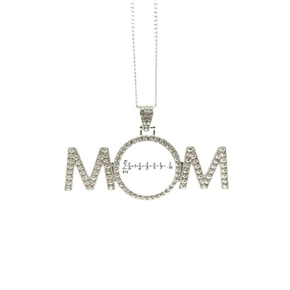 Collier Math Formule Art Déco pendentif géométrique cadeau maman M