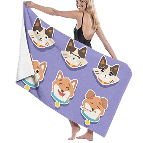 �L�ƌ��̋C�� Cat And Dog Mood �o�X�^�I�� �^�I�� �r�[�`�^�I�� �l�C �ϋv�� ������� �ӂ�ӂ픧�G�� �����z���� ���� �|���G�X�e�� 80�p×130�p �M�t�g�Ƃ��Ă����g�����������܂�