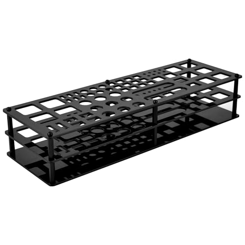 MDLHOBBY Screwdriver Storage Rack 63-Holes Acrylic Tool Stand Multi-Function Screwdriver Organizers...