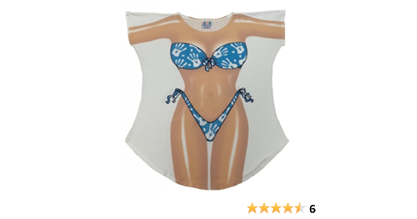 Amazon.com: L.A. Imprints Hands Bikini Body Cover-Up T-Shirt #22