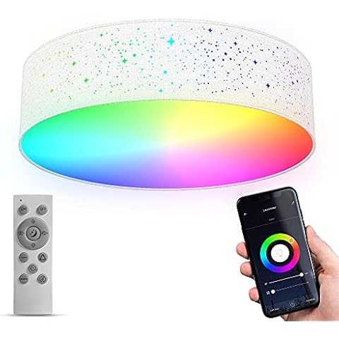 Lámpara de Techo Inteligente B.K.Licht WiFi LED Cover
