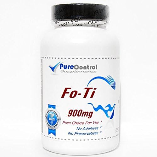 Fo-Ti Ho-Shou-Wu 900mg // 200 Capsules // Pure // by PureControl Supplements