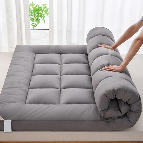 Wansiman ColchóN Tatami JaponéS,ColchóN FutóN De Estilo JaponéS,ColchóN De Suelo AlgodóN,ColchóN Tatami JaponéS Plegable,Antideslizante,Multifuncional,para Dormir,Dormitorios,Camping