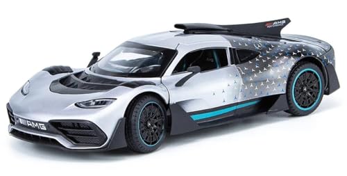 Image of Sky Tech Mercedes Benz AMG ONE SUV Car 1:32 Scale Model Car Exclusive Alloy Metal Pull Back Die-cast Diecast Metal Pullback Toy Openable Doors & Light Music Best Gifts Toys Kids【Colors as Per Stock】