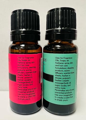 Image of Eternal Essence Oils 2 Pack 10ml Premium Fragrance Oil - Chocolate Mint & Peppermint - for Candle, Soap Making, Aromatherapy, Diffusers, Home Care, & Humidifiers