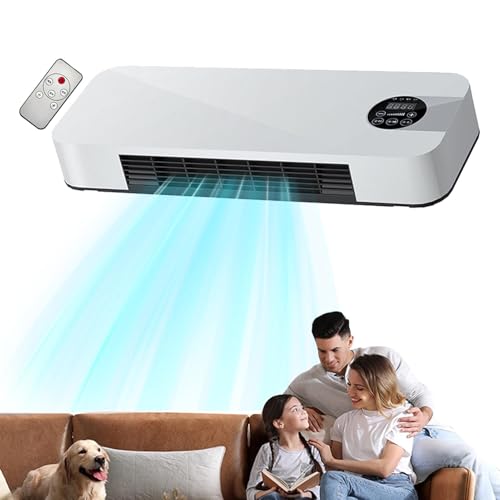 Xvilmaun Máquina de calentamiento de pared, Calentador de pared | Aire acondicionado eléctrico de refrigeración con calefacción de montaje en pared - Aire acondicionado móvil interior del ventilador