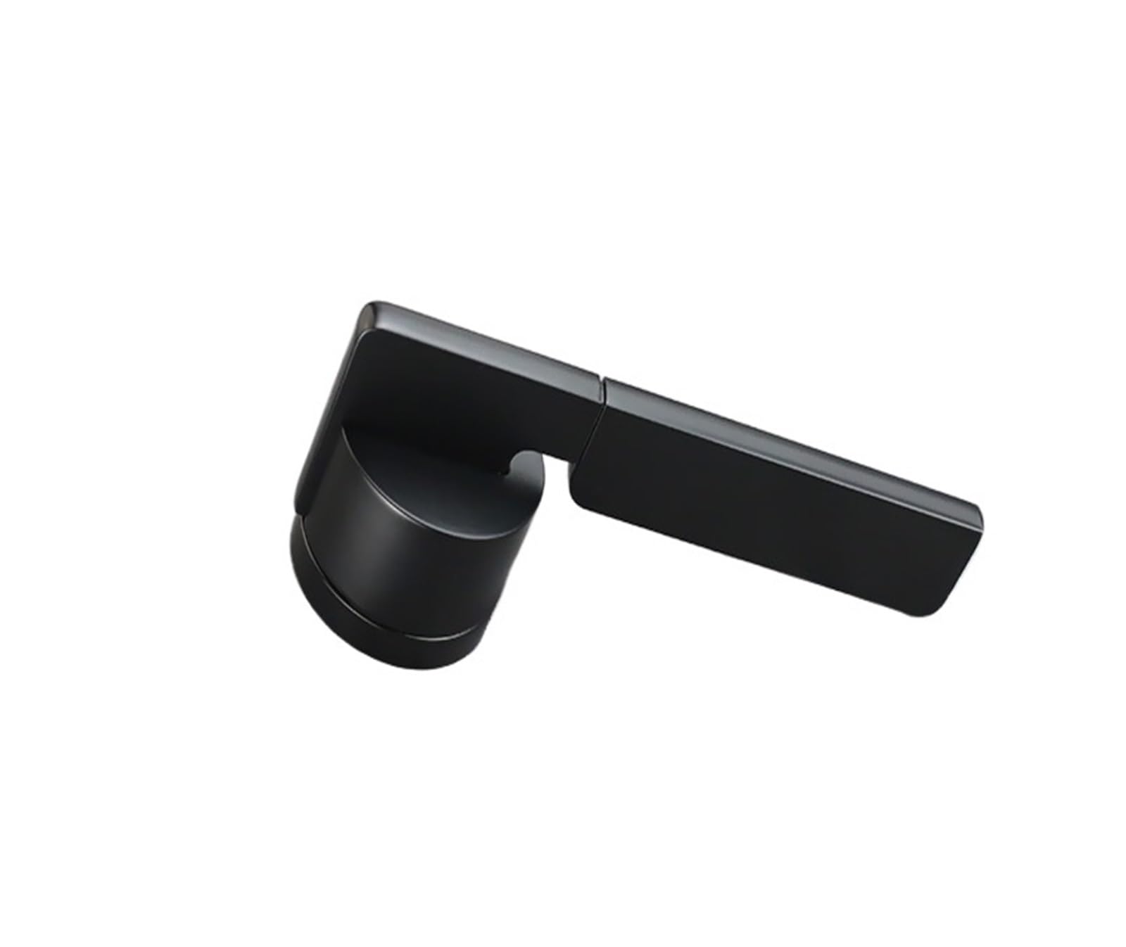 Serrure de porte intérieure en alliage de zinc premium style noir