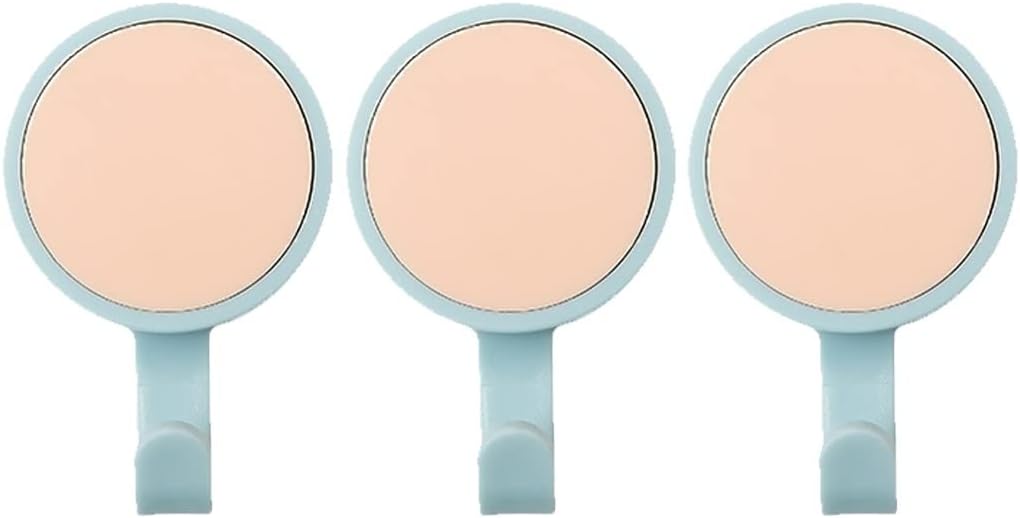Wall Hook，Door Hook, Wall Hooks Wall Hooks for Coats Single Nordic Color Simple Glue Hooks, Kitchen Punch-Free Sticky Hook, Handy Wall Utility Hooks for Dorms, Load Bearing 1kg(A*3)