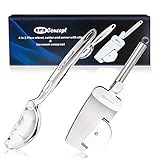 Pizza Cutter Wheel with Server 4in1 design, ALL Stainless Steel, Super Sharp Blade, Dishwasher safe, Premium Combo Pack Ice Cream Scoop