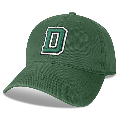 Legacy NCAA Officially Licensed Baseball Hat, Dartmouth Big Green, Lightweight Cap for Men & Women, Relaxed Twill Adjustable (EZA), Dark Green, One Size Fits Most, Adjustable Fabric Closure
