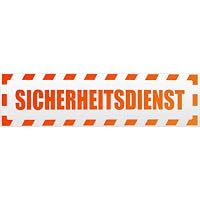 Kiwistar Magnetschild „Rettungsdienst“ Gestreift, 30 Cm Schwarz – Magnetisch, Wiederverwendbar Für Auto & Tür