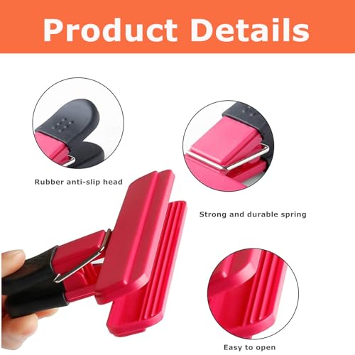 Elegance-go Klammern für Tüten,8 Stück Verschlussclips für Beutel für Tüten Verschluss Clips Farbe TüTen Clips Verschlußklemmen für Chips Lebensmittel-Clips für Snacks,Brot Chips,Kaffee Lagerung