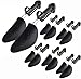 FRJYYDS Shoe Shaper, étagère à Chaussures réglable dans Les 2 Sens avec Porte-Bottes (Couleur: Noir, Taille: 23 * 8 * 6cm)