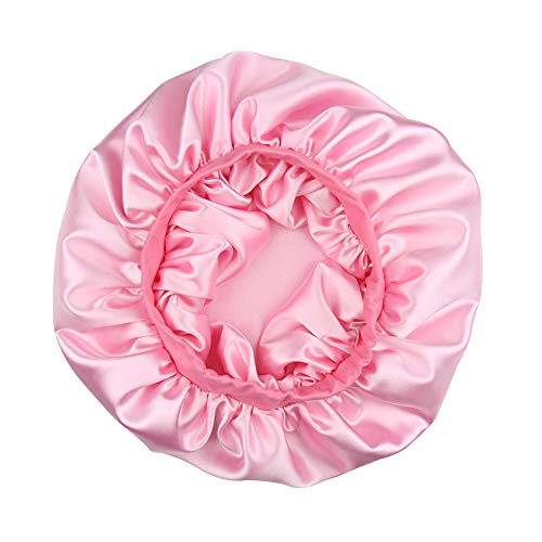 Sleep Cap for Kids Satin Hair Scarf Girls Night Head Wrap Floral Silk