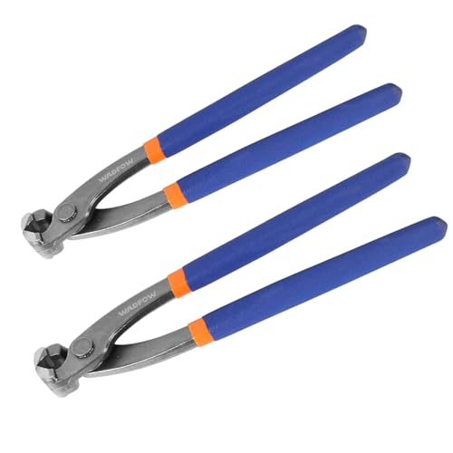 2 PCS Nail Puller: 9″ and 10″, Carpenter Pincer Tool and Ear Clamp Nail Puller Pliers for Pulling Nails or Cutting Wires