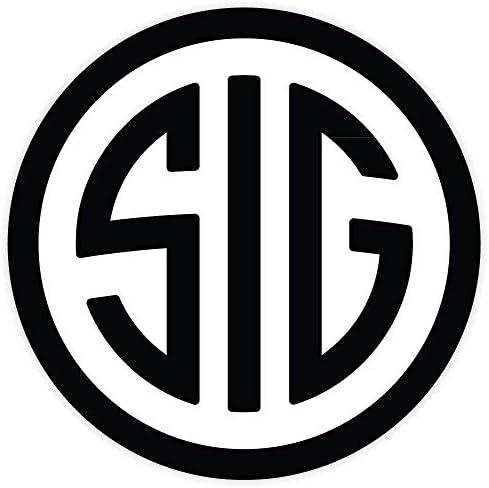 Amazon.com - DW – SIG Round Decal Sticker Decal Bumper Sticker for ...