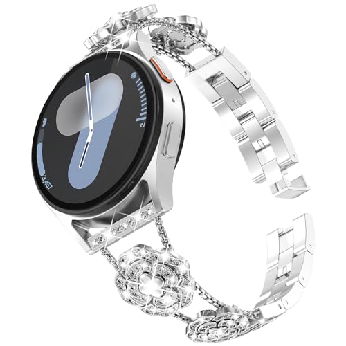 Bracelet Samsung Galaxy Watch 6 5 4 chic à strass idéal pour soirées et mariages