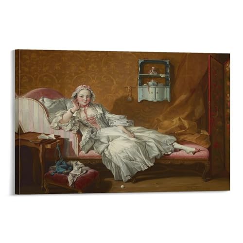 Tableau François Boucher pour chambre à coucher esthétique et moderne de 60x90 cm