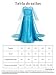 New front Niñas Vestido de Princesa Elsa Elegante Disfraz de Reina Frozen...