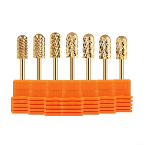 Brocas de acero de tungsteno para taladro eléctrico, cortador de uñas, opciones de dientes gruesos disponibles para recortar y dar forma eficiente a las uñas (M)
