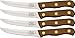 Chicago Cutlery B144 4pc Walnut Tradition Steak Knife Set