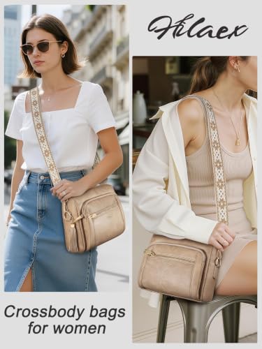 Image of Vegan Leather Crossbody Bags for Women Anti theft Purses and Handbag