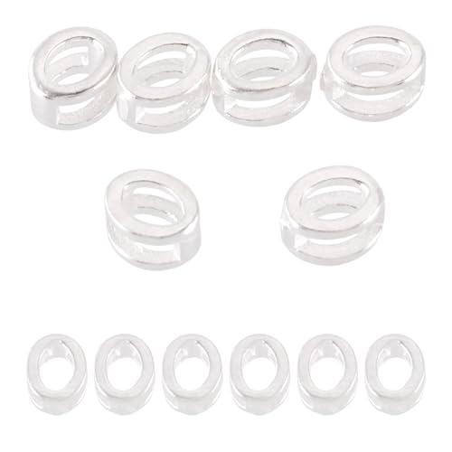 Beadthoven 6�� 925�X�^�[�����O�V���o�[ �A���t�@�x�b�g O�r�[�Y �o�u�����^�[ �X���C�h�r�[�Y �X���[�����^�� �t���b�g�L���s�^�� ABC �A���t�@�x�b�g ���^���r�[�Y �u���X���b�g�l�b�N���X�p DIY �W���G���[����