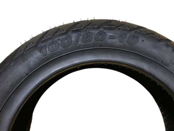 Kit de pneus de scooter toutes saisons 120/70-10 TL 54L & 100/80-10 TL 51J (M+S) compatible avec Piaggio Zip compatible avec et de nombreux autres modèles