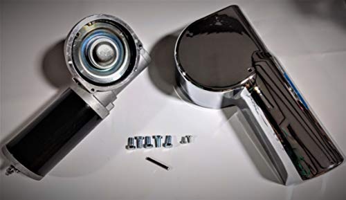 Kym Industries Inc. Super-Force Series 2.1 HP 12V Electric 60:1 Ratio Tarp Motor for Dump Truck Tarp Systems, Chrome Cover and Hardware Included. ** 3 Year Warranty **