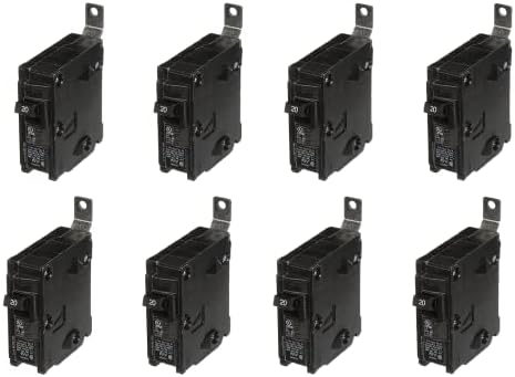 Pack of 8 - Siemens B120 20A 1P 20-Amp Single Pole 120-Volt Bolt-ON Breaker Bundle by wirenco