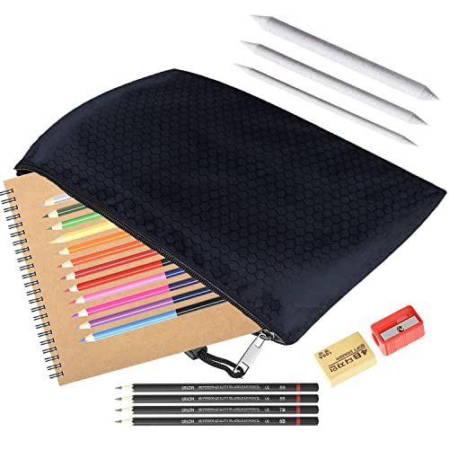 YEZIDE Sketching Pencils and Drawing Set 31pcs Sketching Drawing Color Pencil Set including Graphite Pencils dual ended colored pencils Sketch Book for Kid Adults Artists Student Black - Image 4