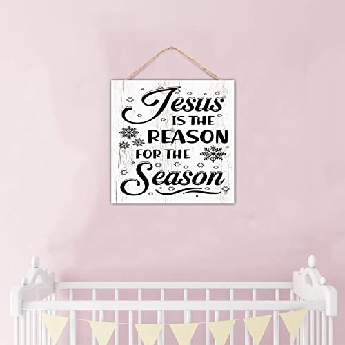 Plaque de bois suspendre Jésus pour déco murale de chambre facile - 7